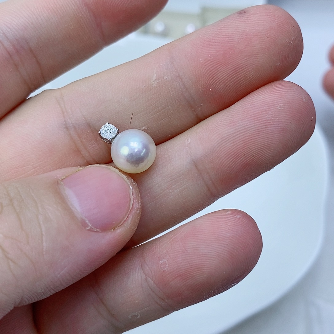 海水珍珠颈饰18K金镶嵌