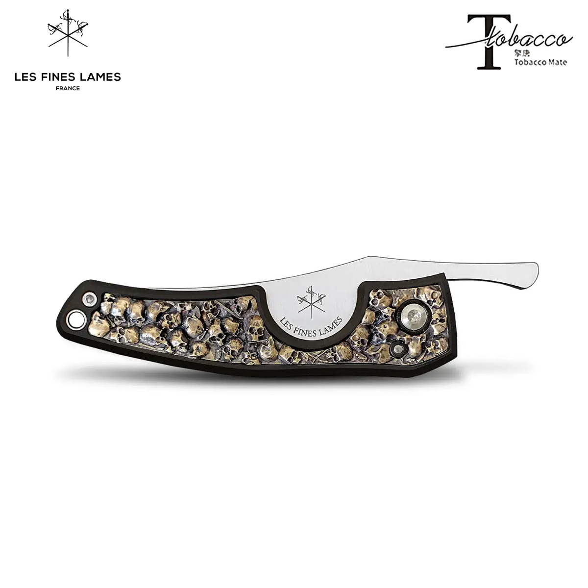 官方正品 法国Les Fines Lames雪茄刀3D纯铜镶嵌刀片可拆卸打磨