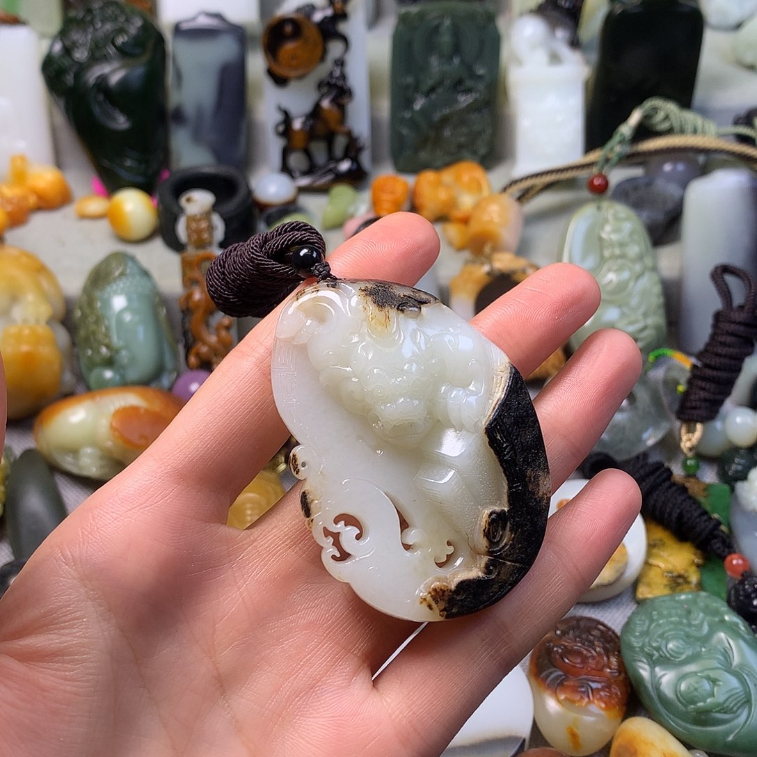 未镶嵌和田玉挂件奇**赏