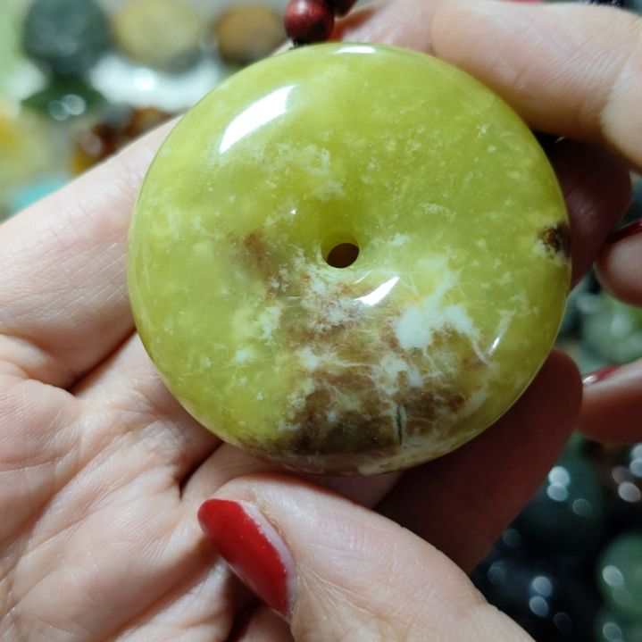 岫玉平安扣未镶嵌