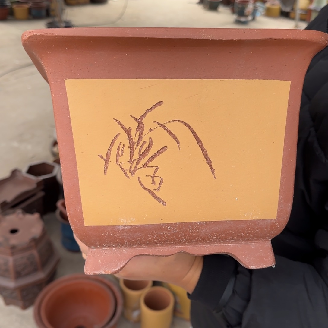 紫砂花盆口径25.20口径