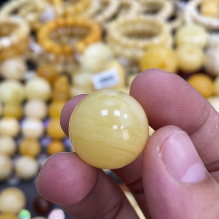 裸石蜜蜡未镶嵌19.5mm