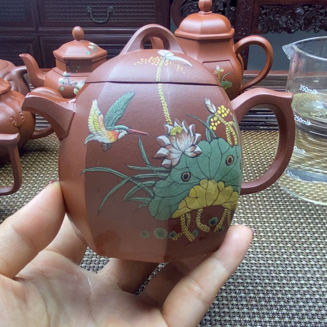 紫砂茶壶270紫砂壶朱泥
