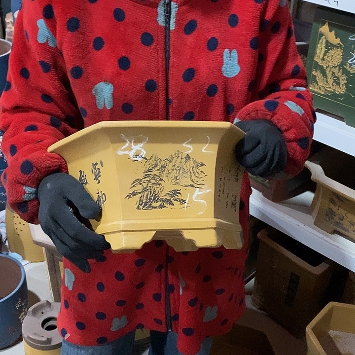 紫砂花盆紫砂花盆