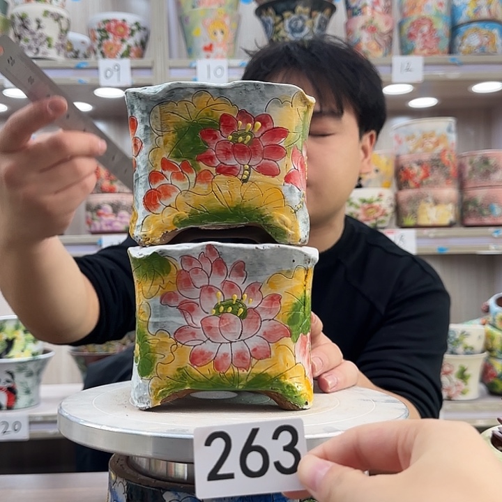 紫砂花盆瑕疵瑕疵263