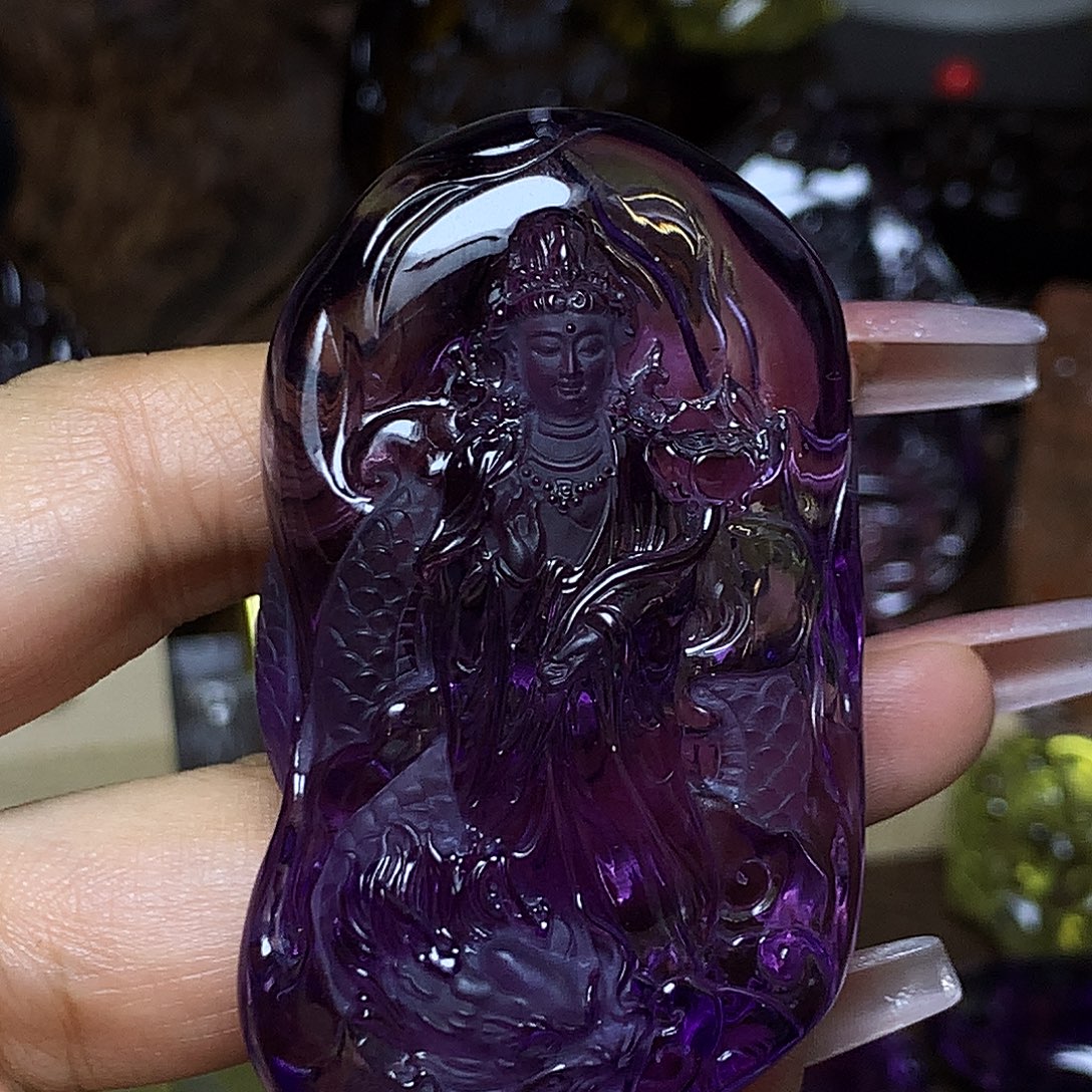用***9水晶颈饰未镶嵌天然