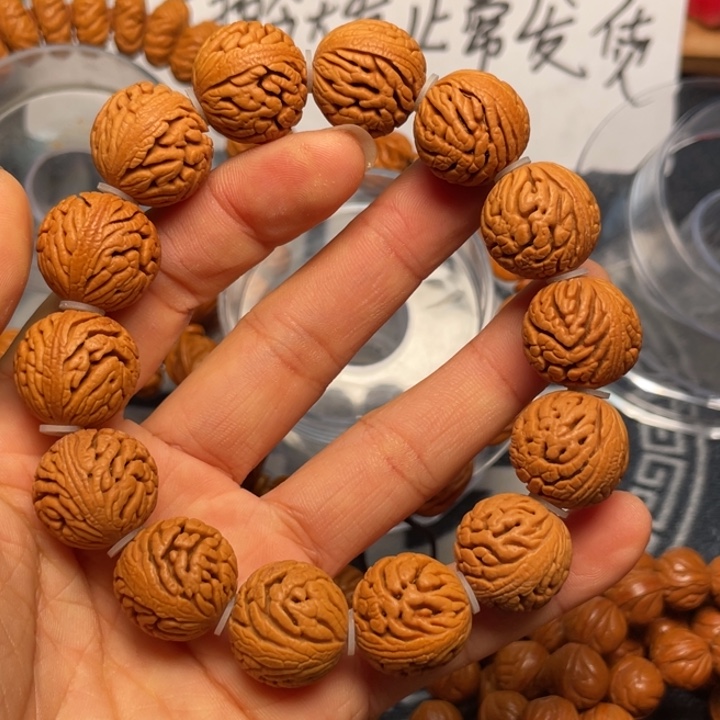 桃核手串龙纹桃核11