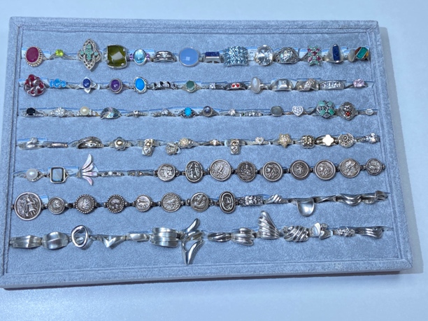 合金戒指 直播链接8-998 欧洲回流中古首饰 复古时尚合金戒指