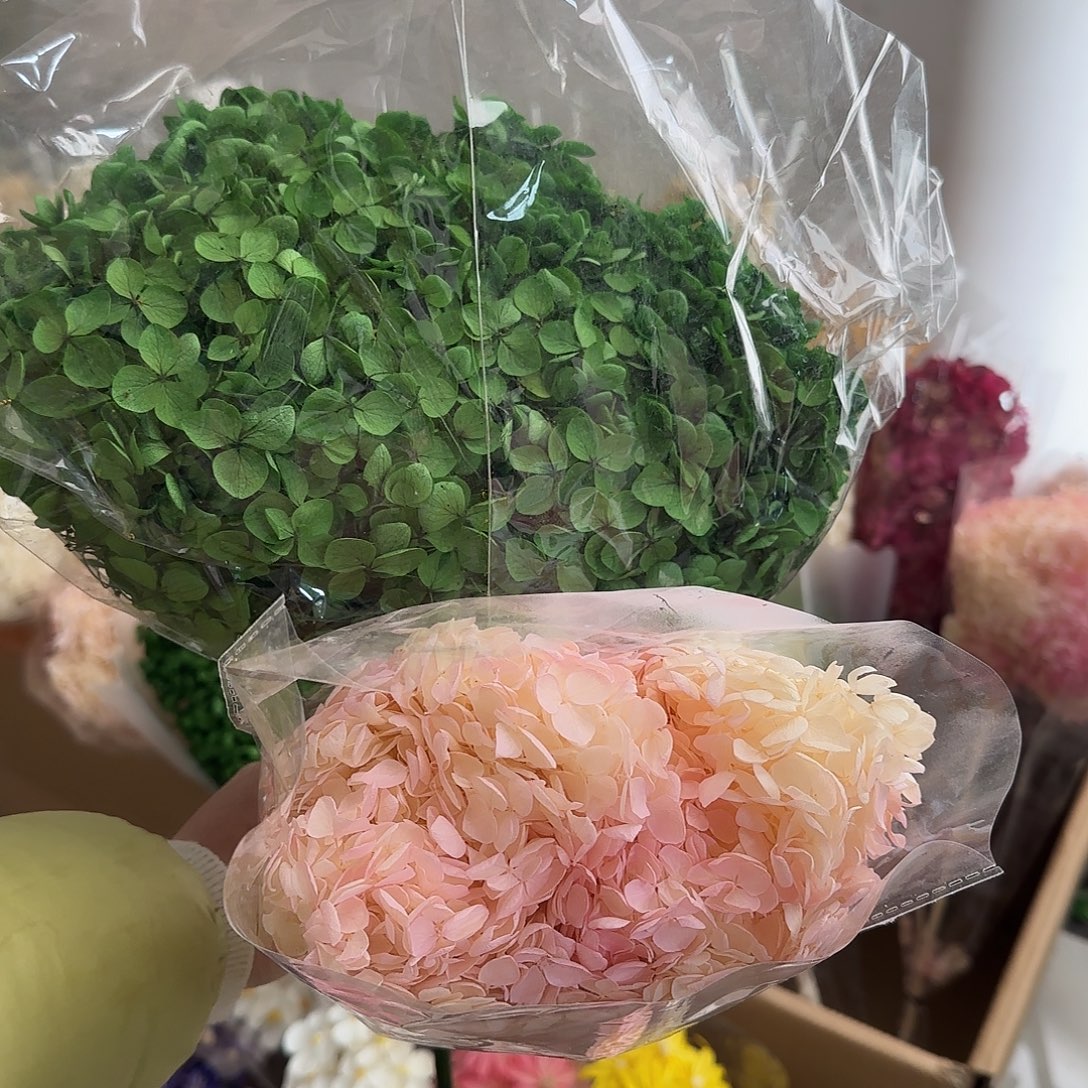 K46号2束绣球1份带杆