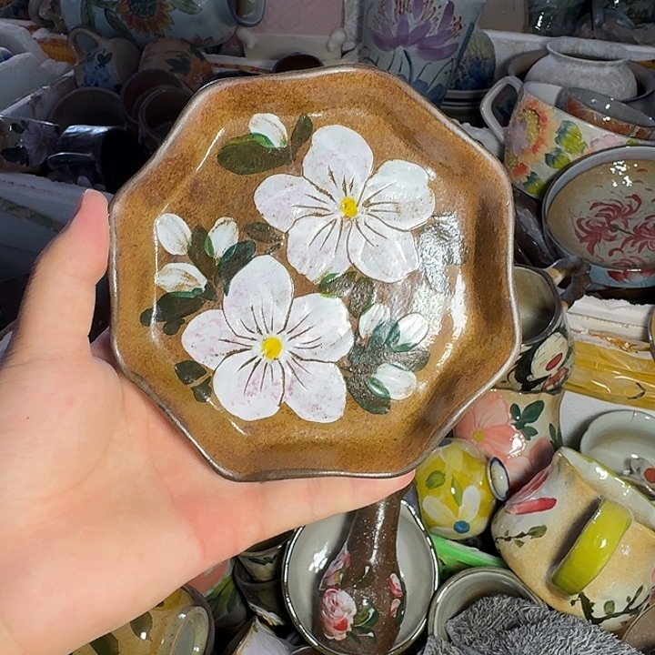 釉下彩瑕疵处理慎拍11