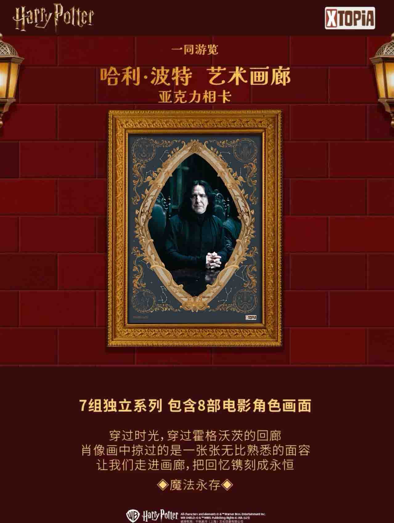 哈利·波特 艺术画廊亚克力相卡 收藏盲盒（默认待拆）