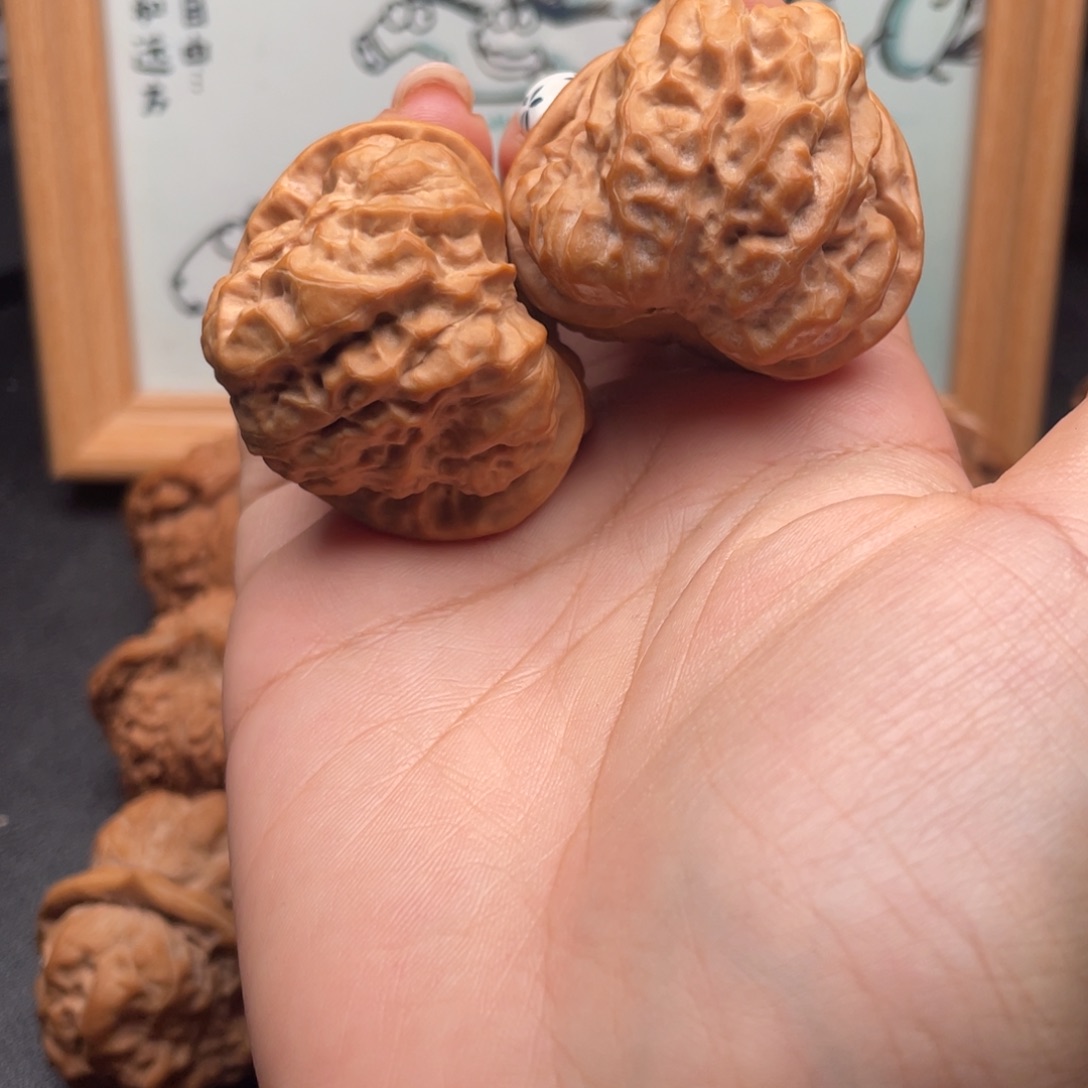 无****文玩核桃吊坠42微微修蛤蟆头