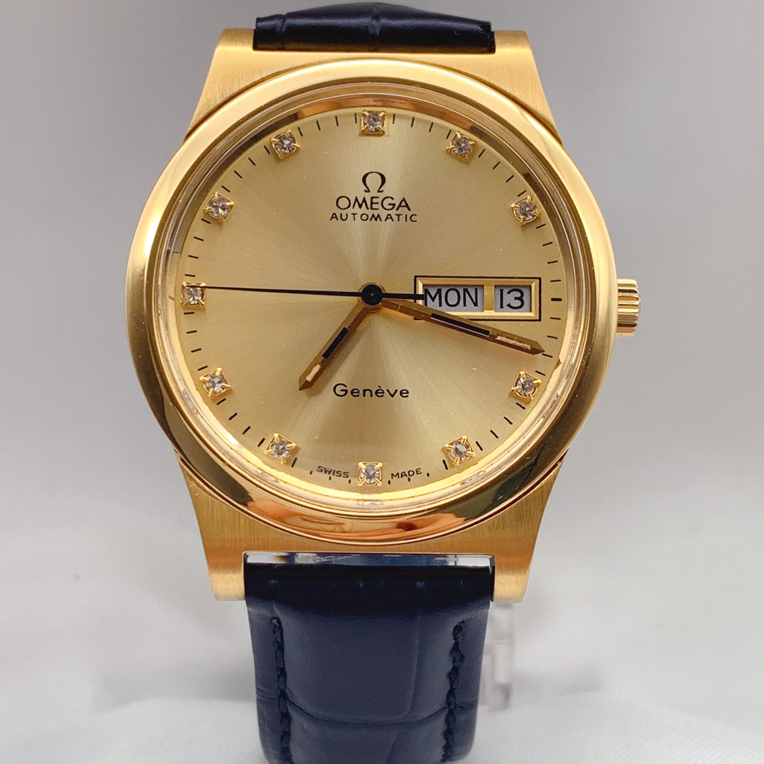 95新 Omega/欧米茄 日内瓦系列/金盘/自动机械/男表36.5mm名表