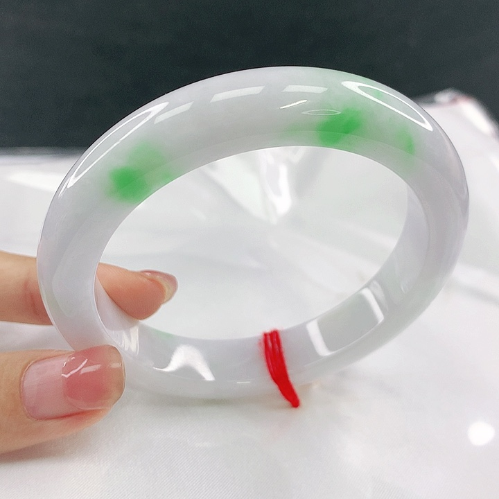 翡翠未镶嵌手镯圈59，40112