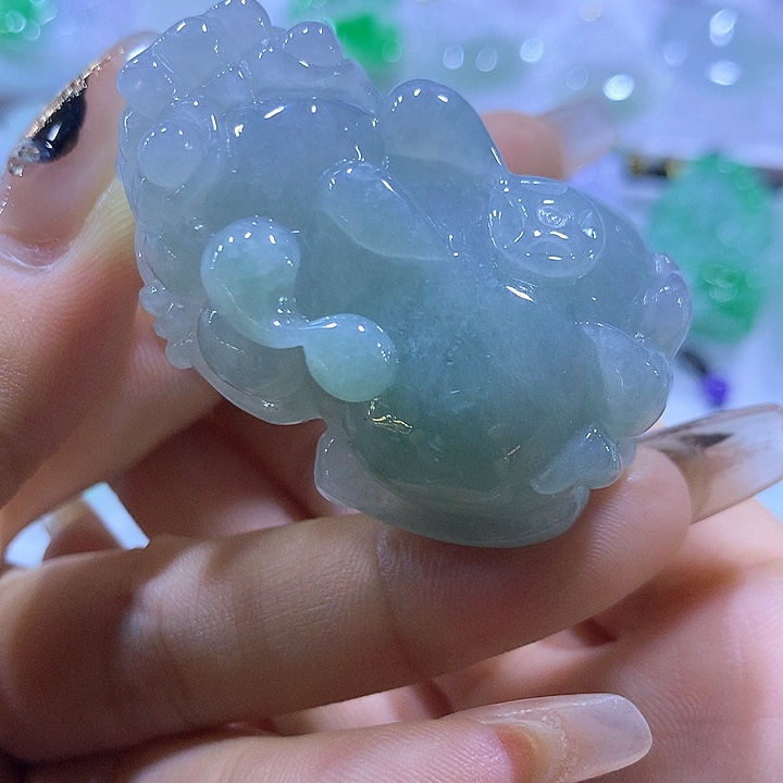 颈饰未镶嵌翡翠天然翡翠A货吊坠