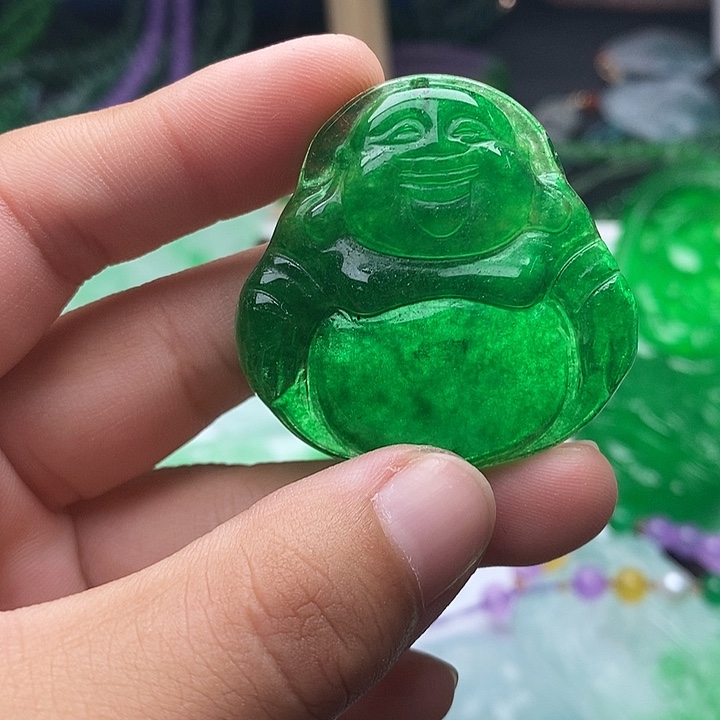 翡翠未镶嵌颈饰所见即所得 186