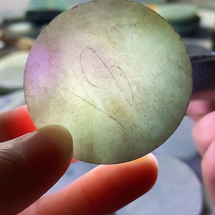 翡翠挂件未镶嵌毛料13