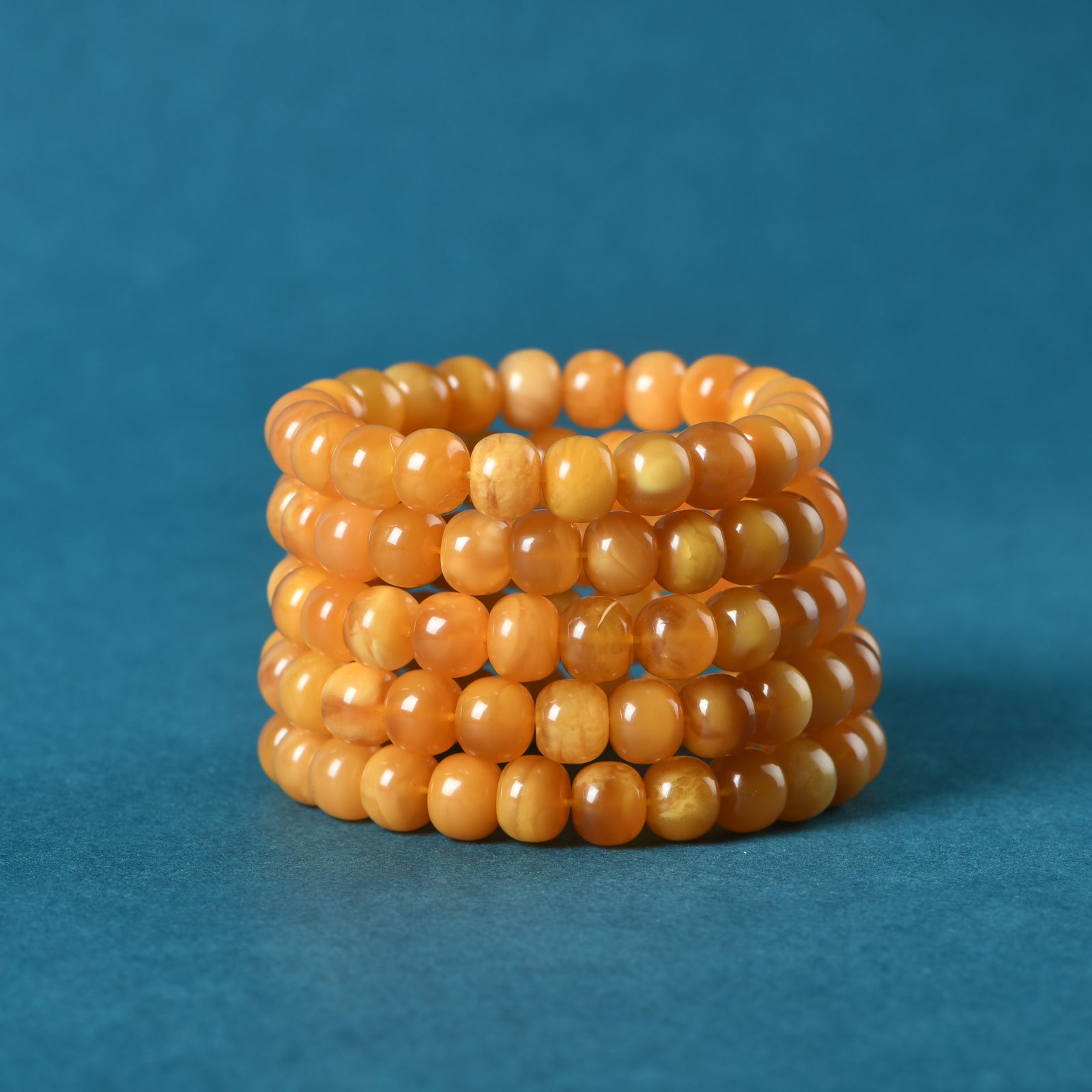 蜜蜡老料金包蜜8x10老型珠手串（多样性发其一）