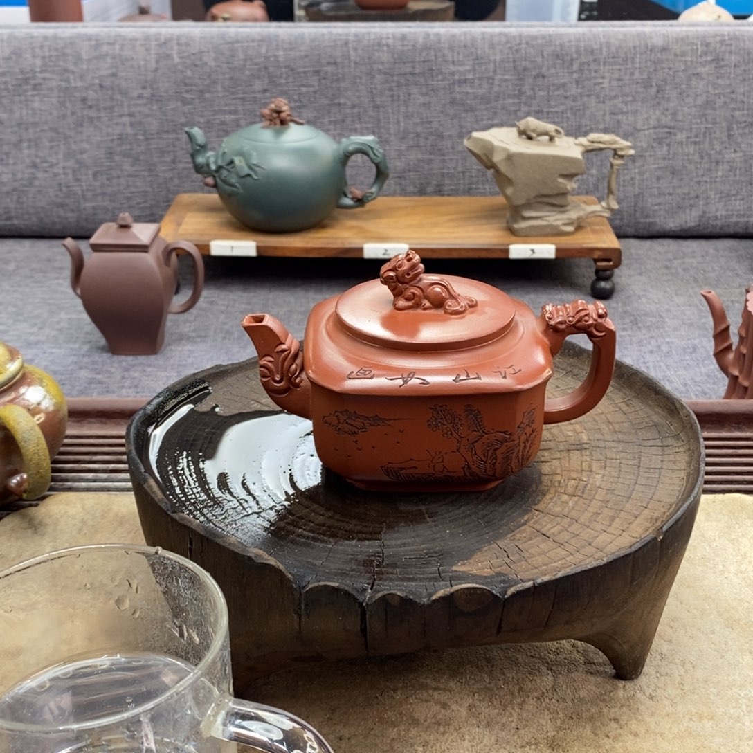 紫砂茶壶宜兴紫砂249容量艺术
