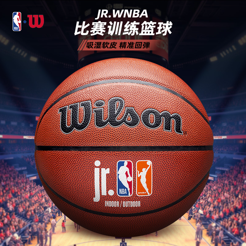 Wilson威尔胜NBA JR.NBA官方PU专业竞赛标准室内6号7号篮球