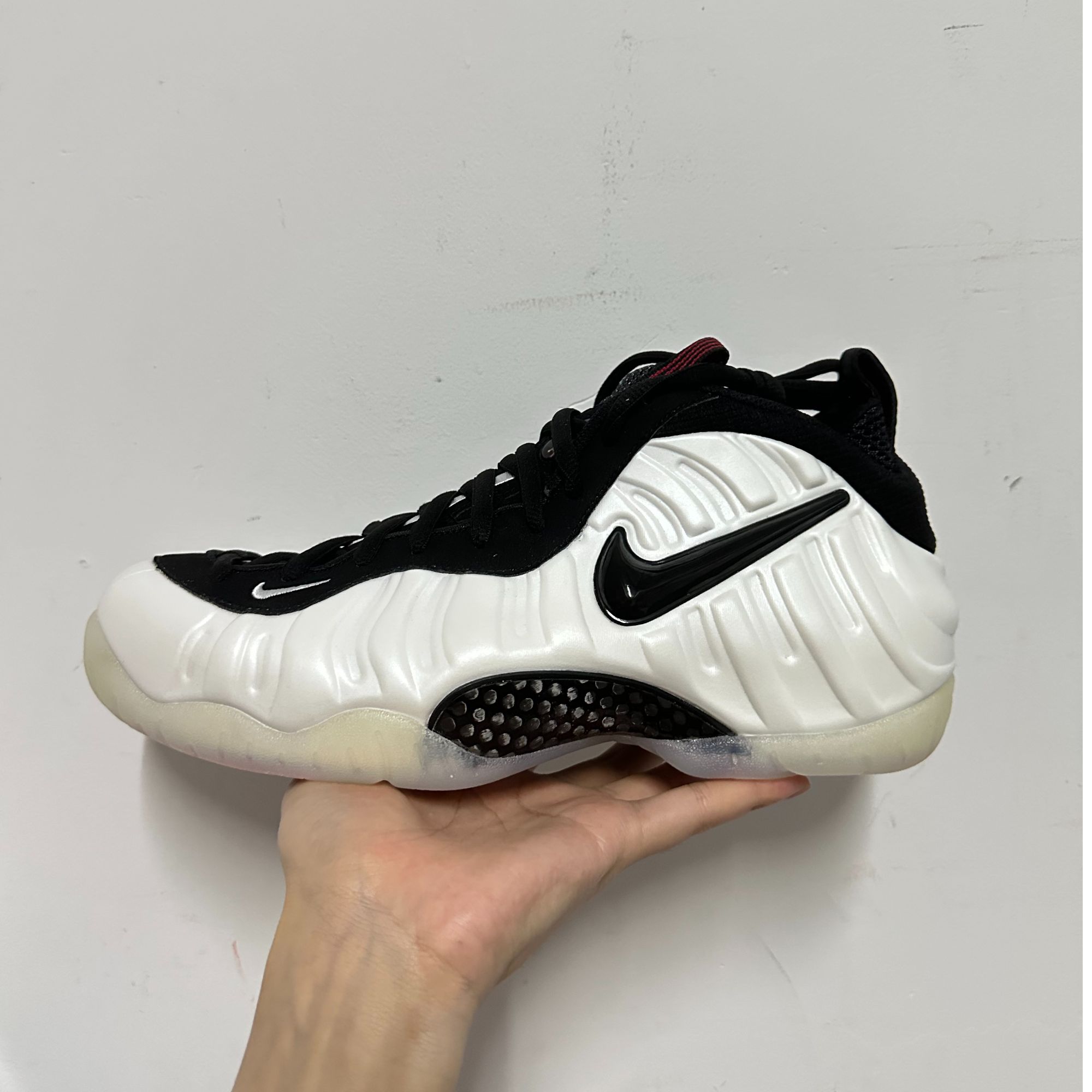 NIKE/耐克官方正品男子FOAMPOSITE PRO黑白休闲运动鞋HF0794-200