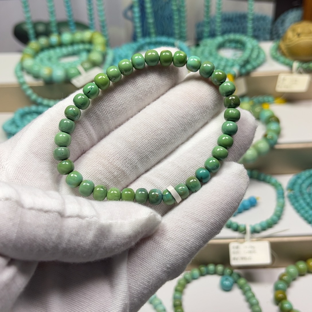 绿松石未镶嵌手链