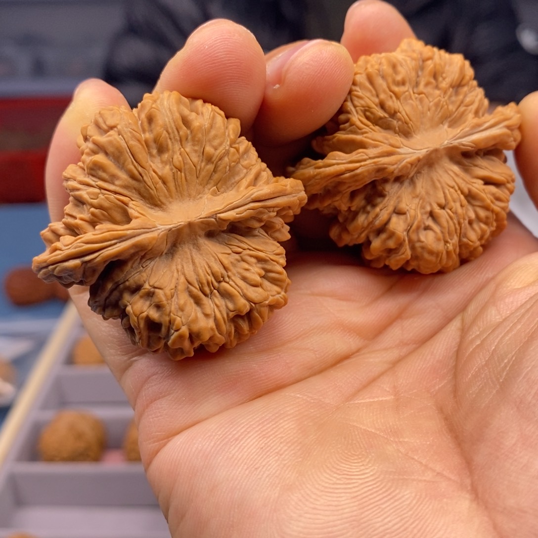 把件文玩核桃48四座楼