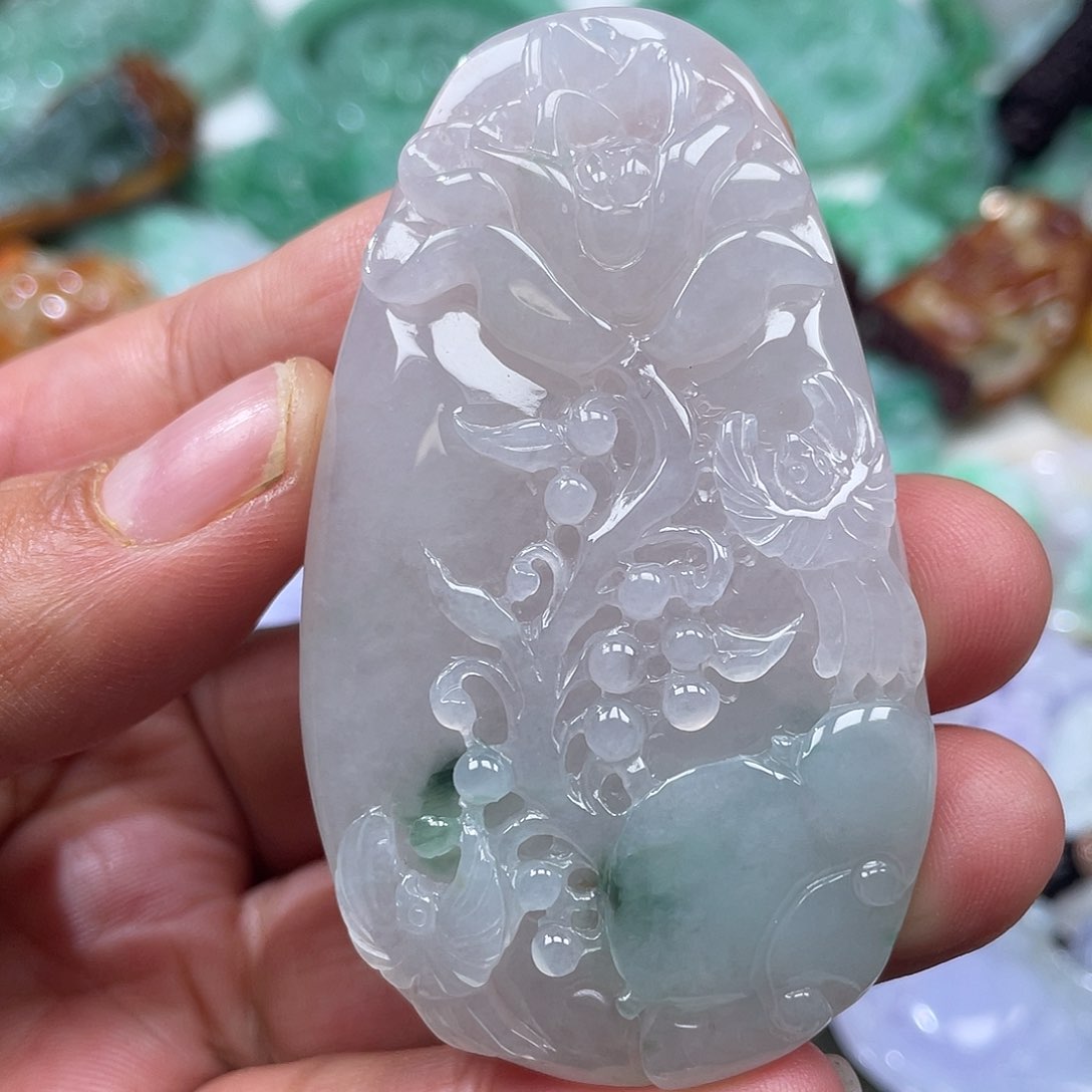 颈饰未镶嵌翡翠翡玉缘翡翠