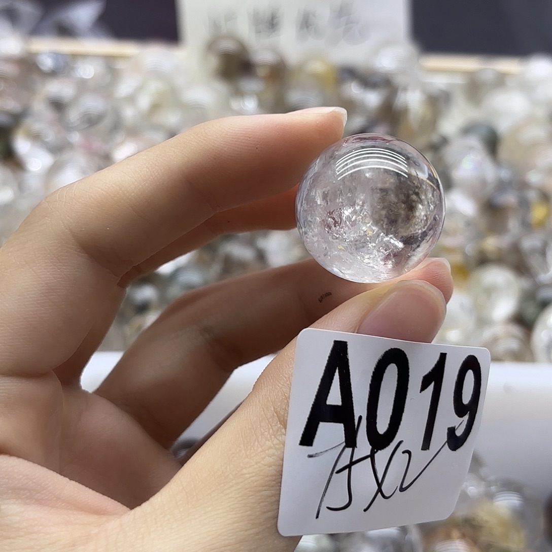 桃***华珠宝半成品未镶嵌水晶19