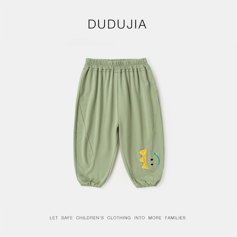 嘟嘟家宝宝裤子夏季薄款儿童长裤夏款男童夏装女童休闲物理防蚊裤
