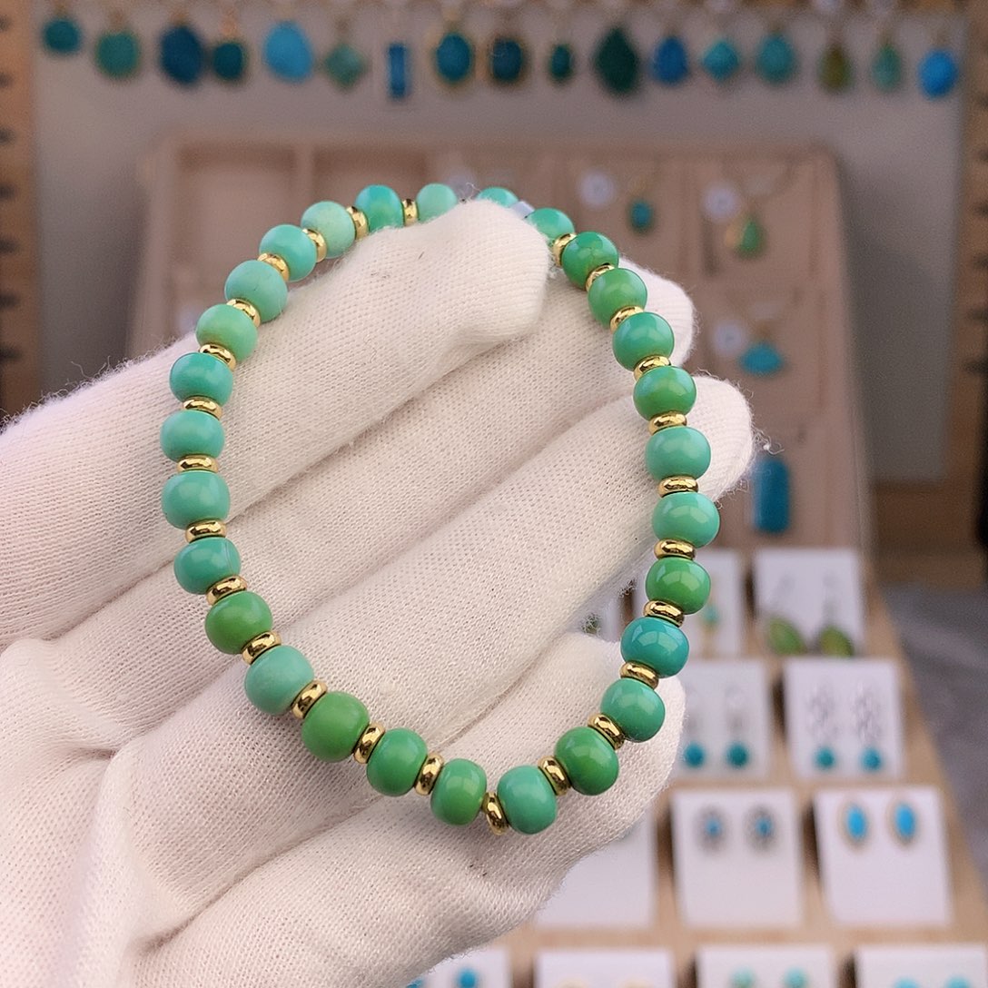 绿松石未镶嵌手链