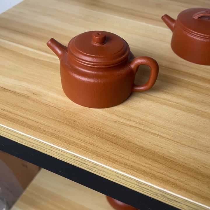 紫砂茶壶微微瑕生砂朱泥德钟
