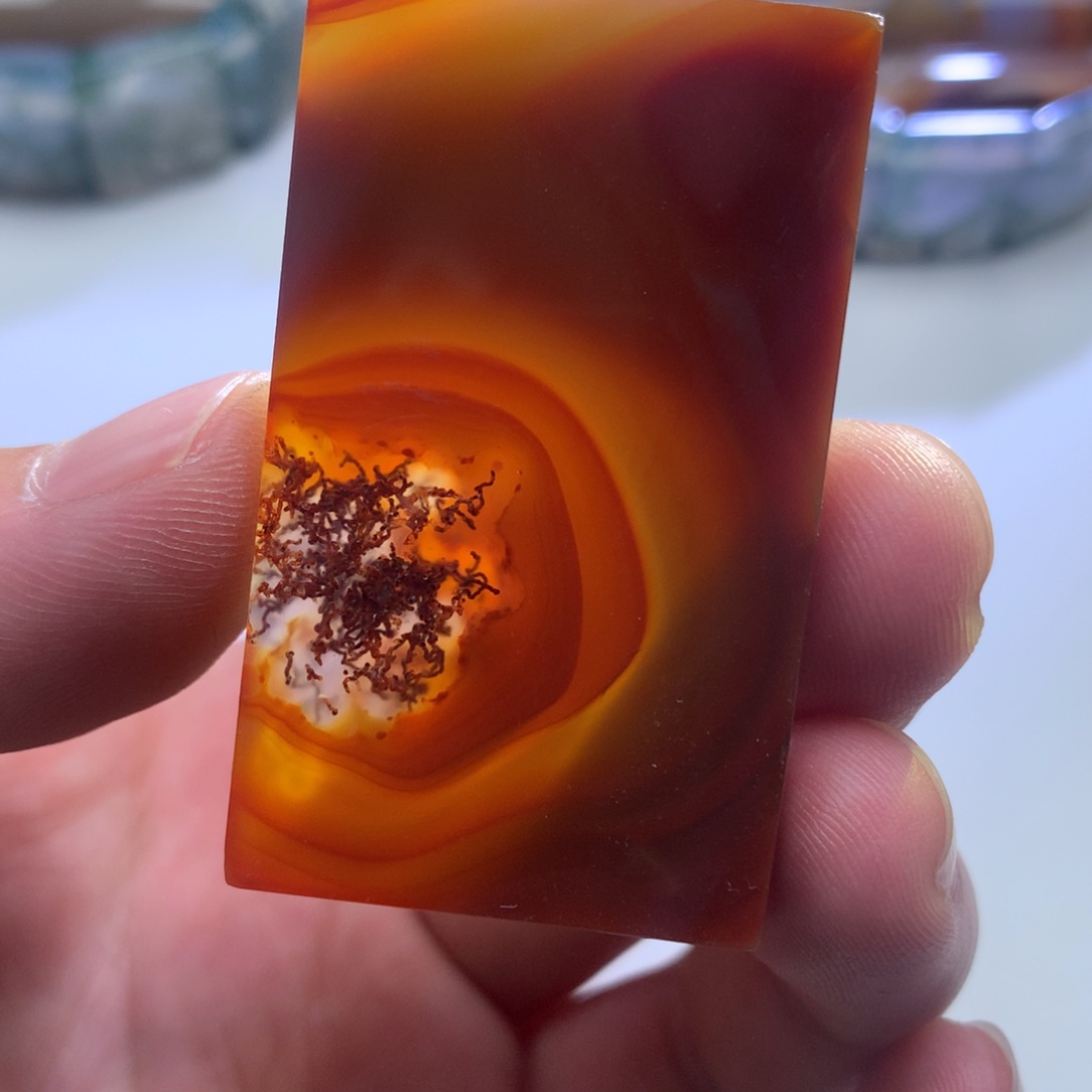 玛瑙/玉髓颈饰未镶嵌心**华