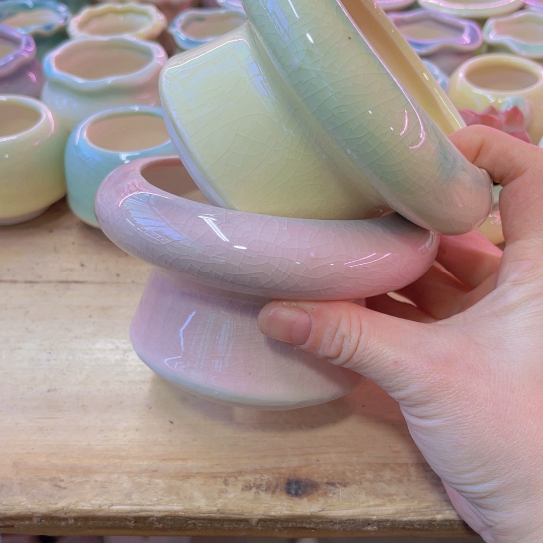 陶瓷花盆当场凑满12包邮