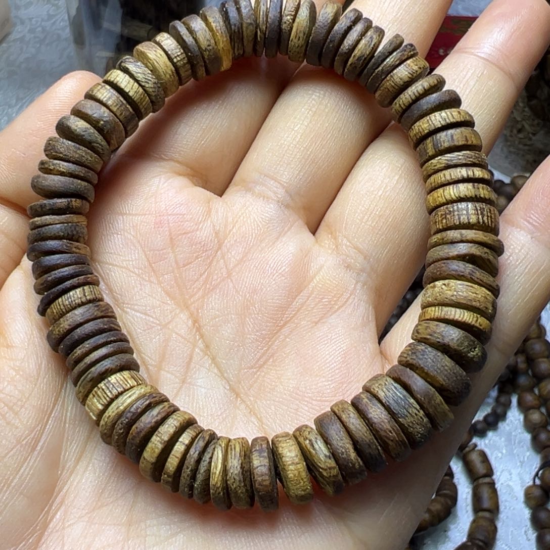 沉香手串卡10片珠单圈多样性发一