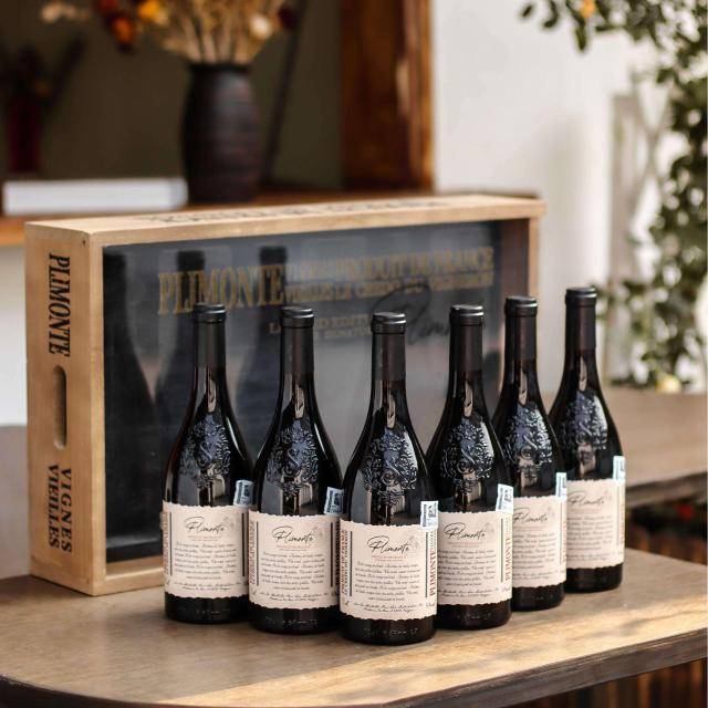 【法国进口】酿酒师信条半干红酒750ml*6瓶葡萄酒木箱14度勃艮第瓶