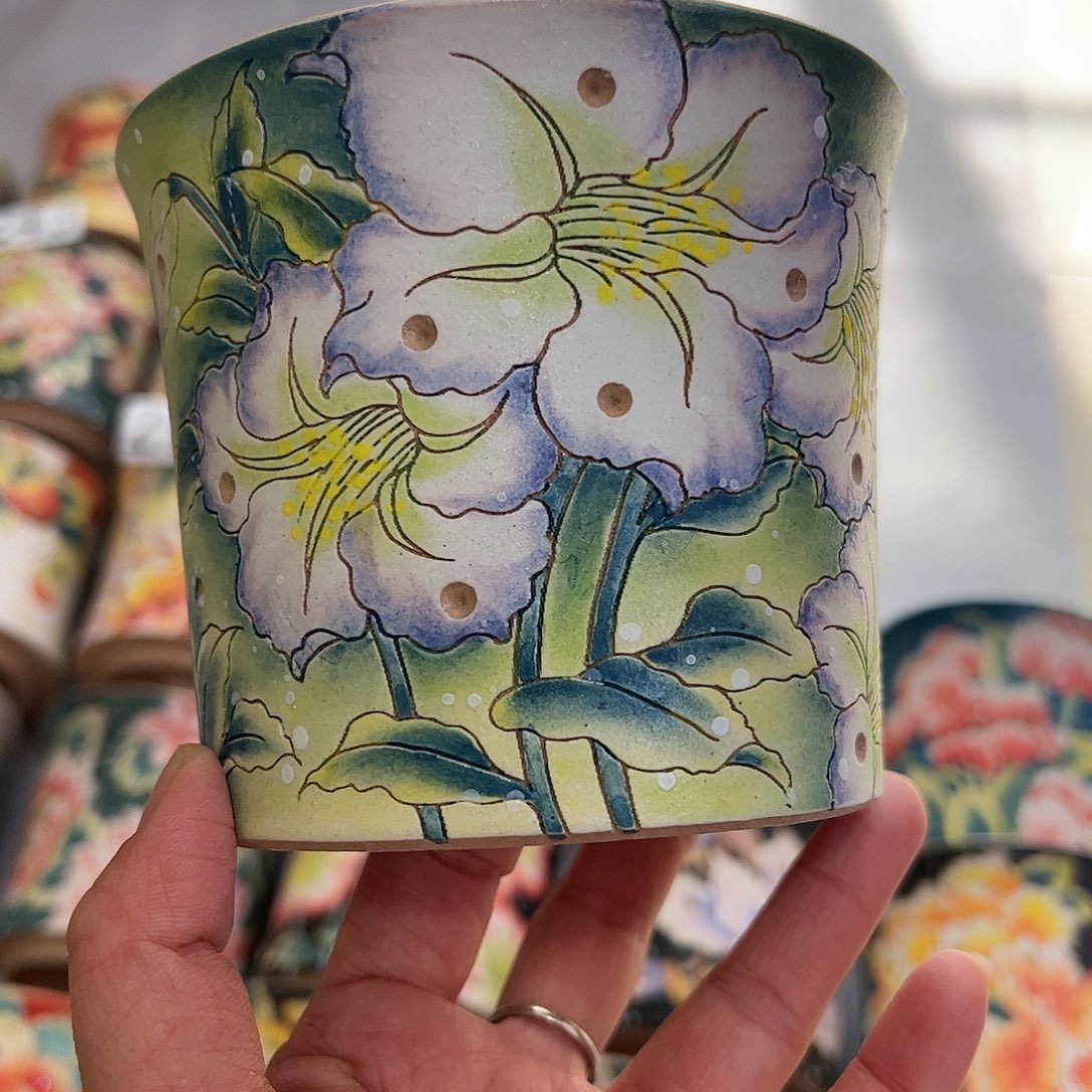 景德镇陶瓷花盆景德镇陶瓷花盆