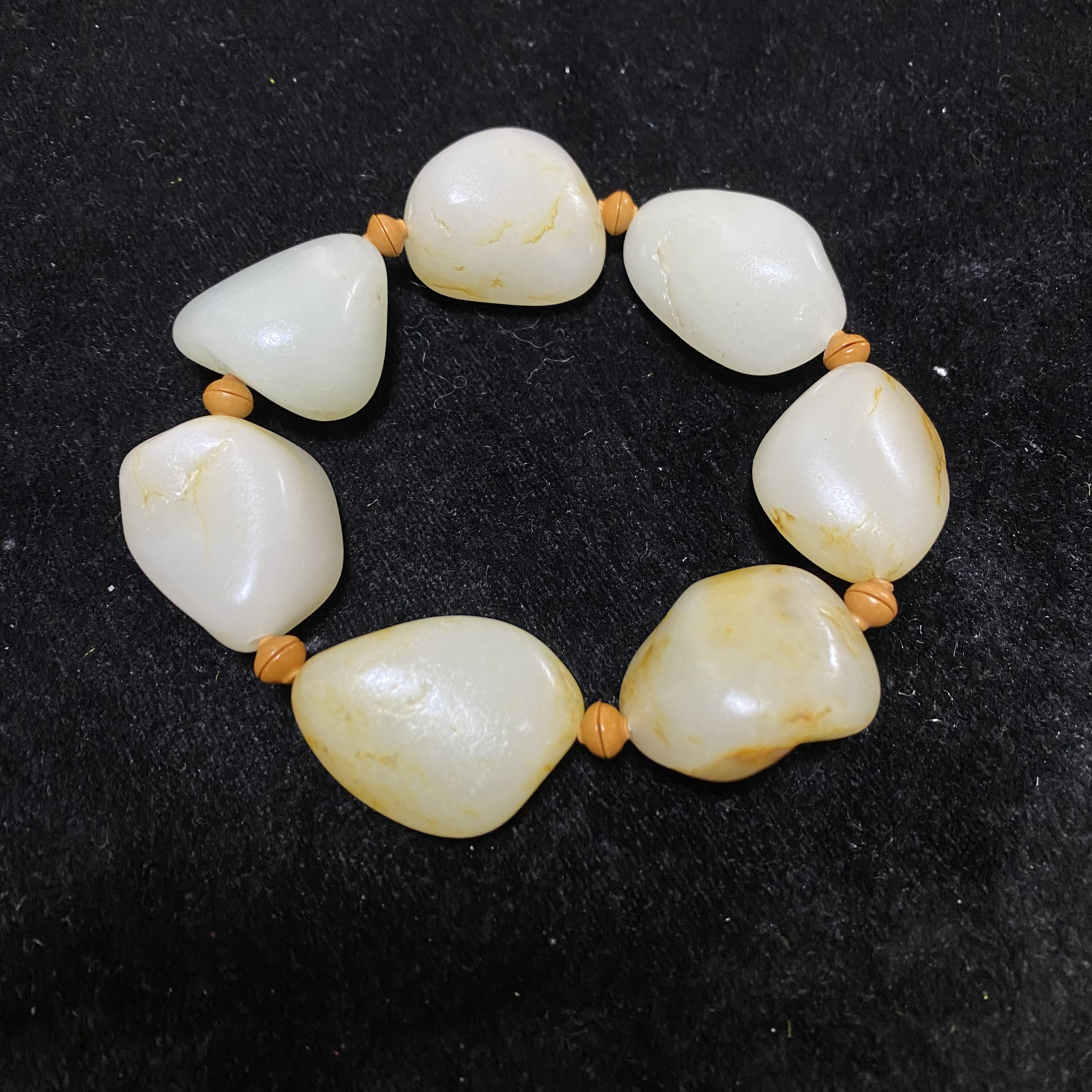 新疆和田玉103克男士手串