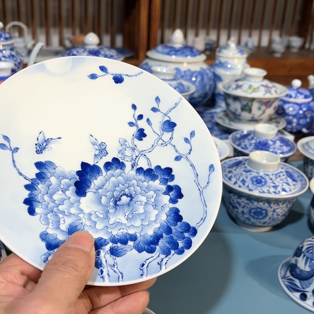 錡镇堂手工手绘壶承