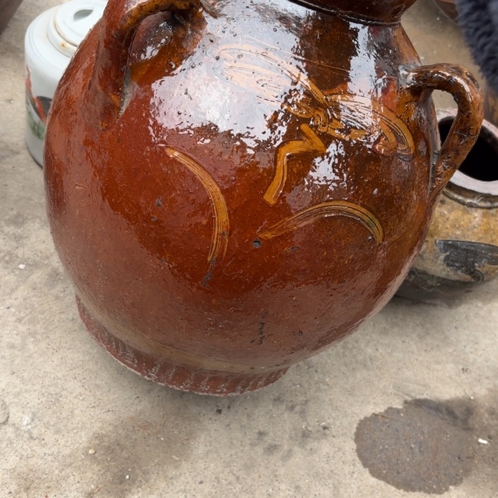 红陶明*居马口窑罐子