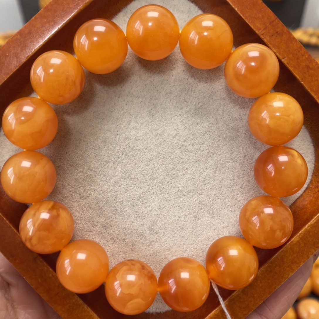 蜜蜡未镶嵌手链蜜蜡