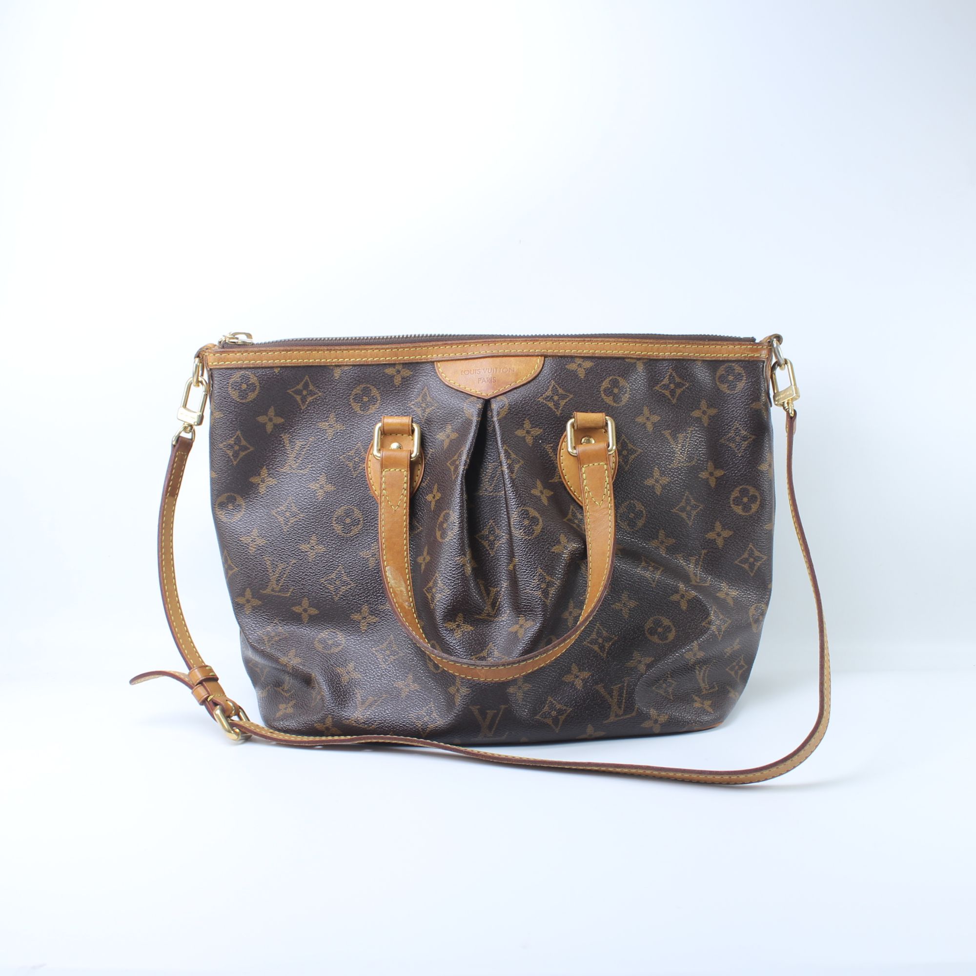 90新 LouisVuitton/路易威登 SR0120老花小号派拉蒙单肩斜跨包