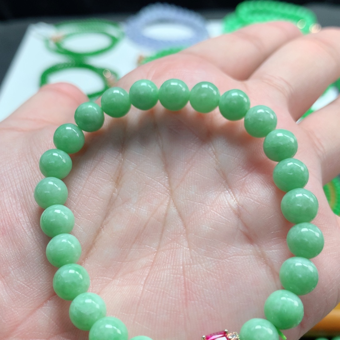 翡翠未镶嵌手链翡翠