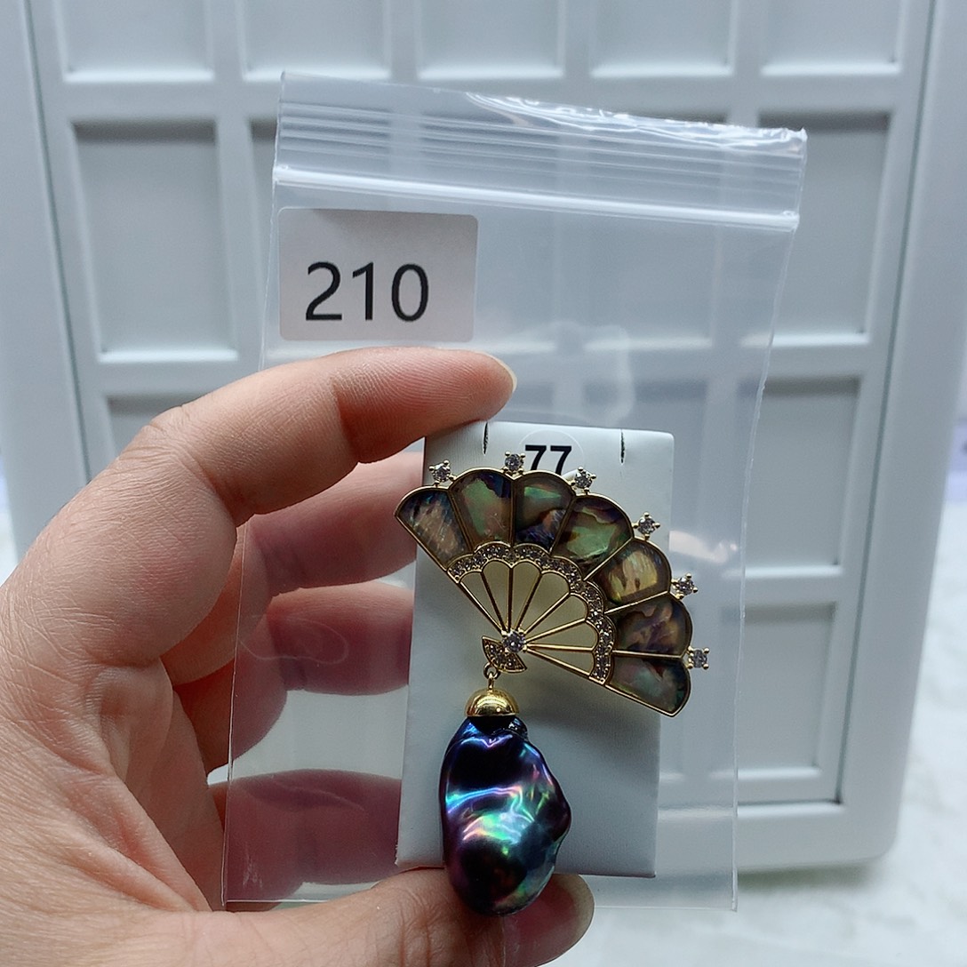 吊坠(不含链)淡水珍珠合金