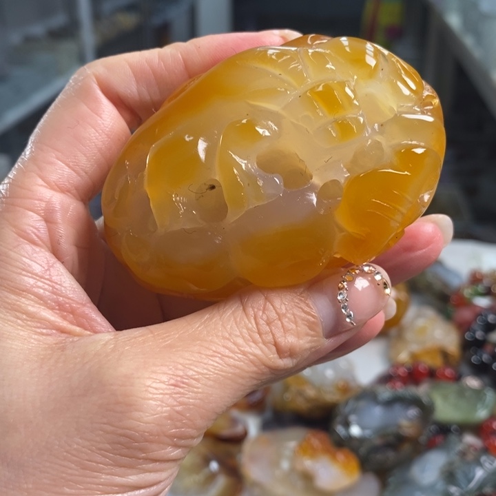 玛瑙/玉髓吊坠(不含链)未镶嵌