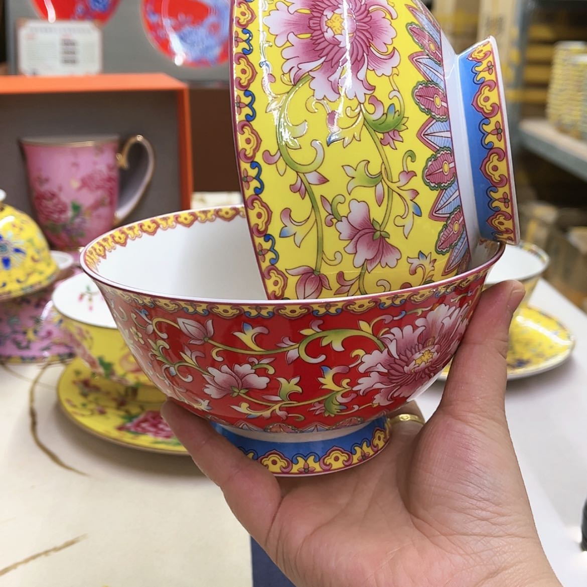 【闪购商品】骨瓷6英寸2混。。。。。。