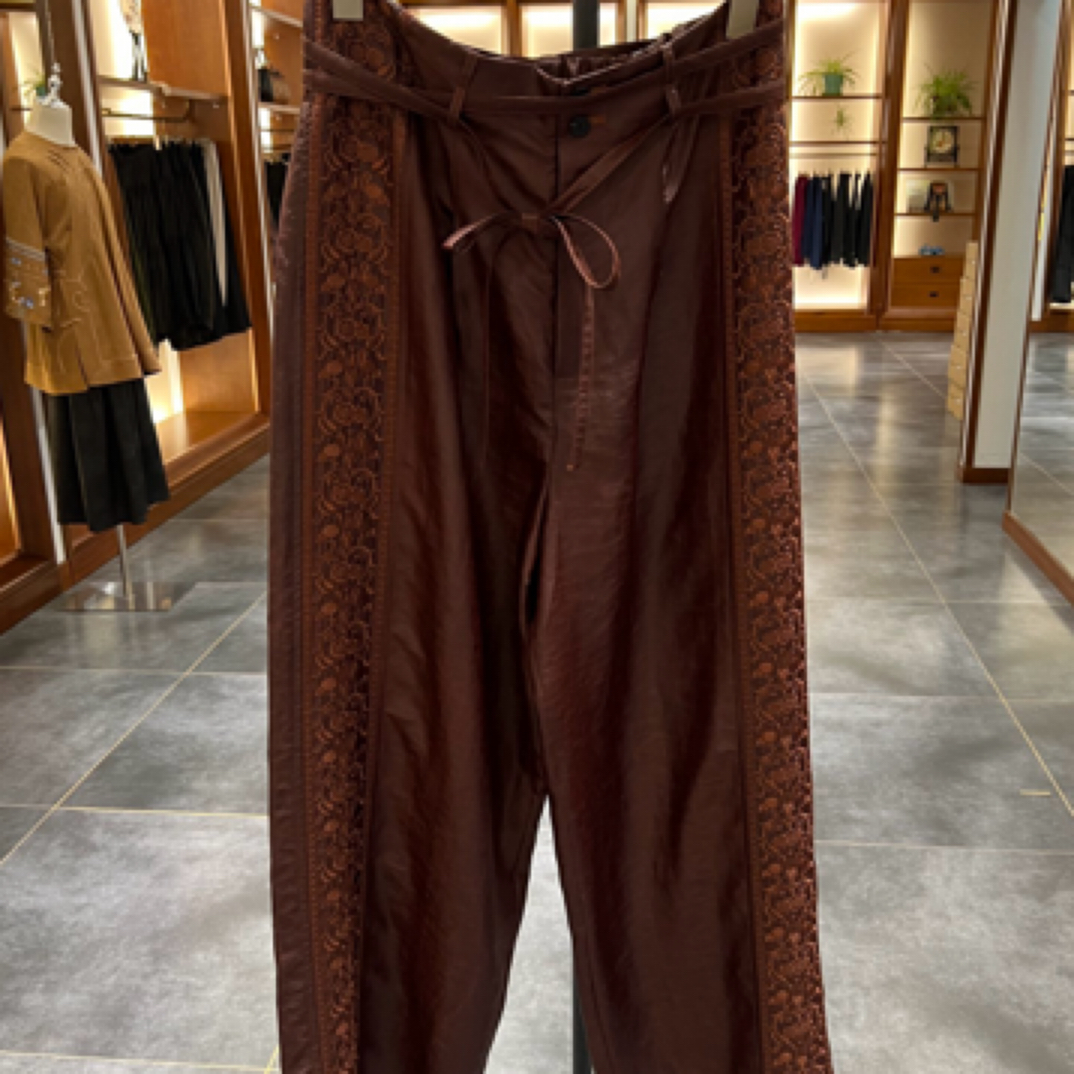 【陈列品】女士桑蚕丝阔腿裤223120