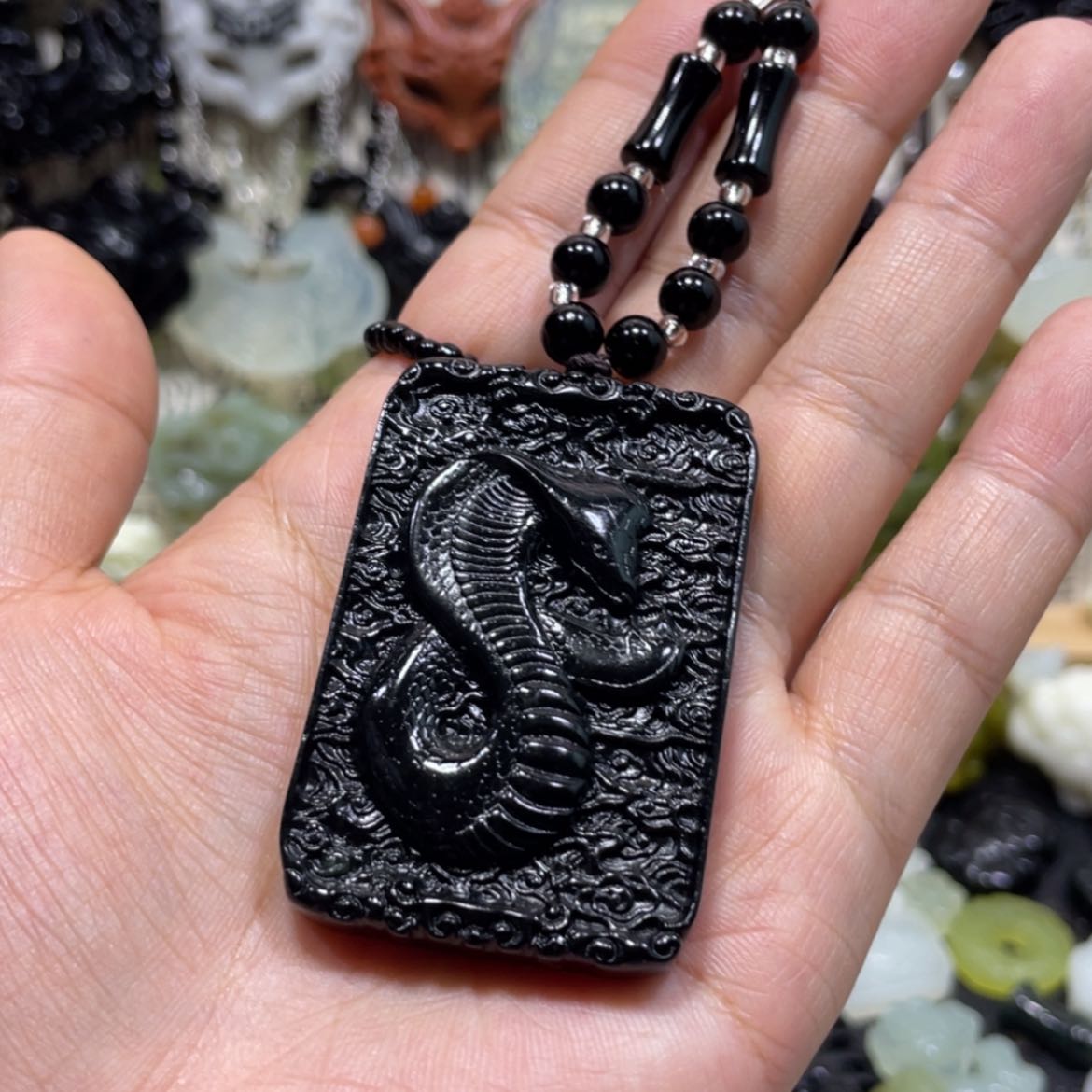 【闪购商品】岫玉颈饰未镶嵌倪**甜35吊坠