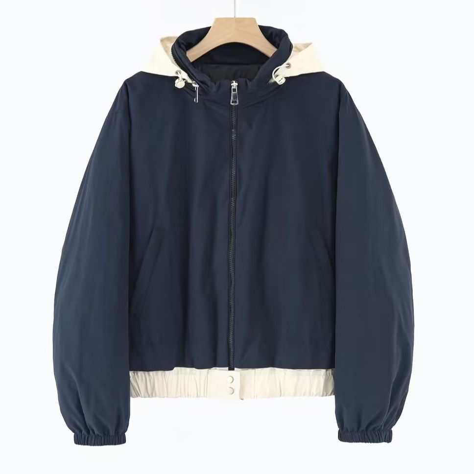 蒙蒙款 90鹅绒轻便保暖可收纳连帽休闲夹克羽绒服女