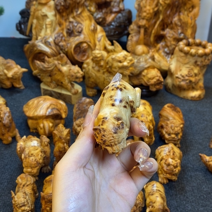 柏木品**生老虎手把件手把件